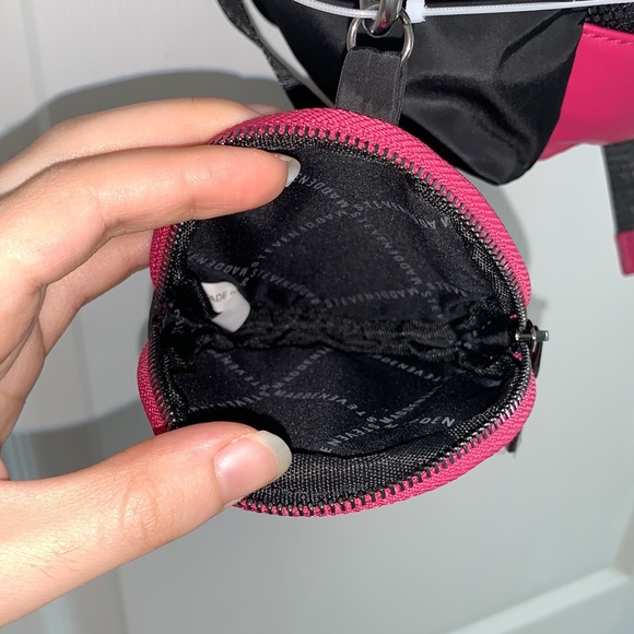 Steve Madden Pink and Black Backpack